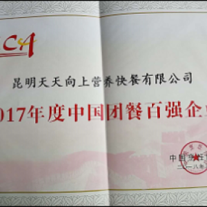 2017年度中国团餐百强企业