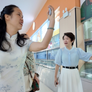 舌尖安心看得见 | 经开区家委代表探访润城学校天天向上卫星厨房